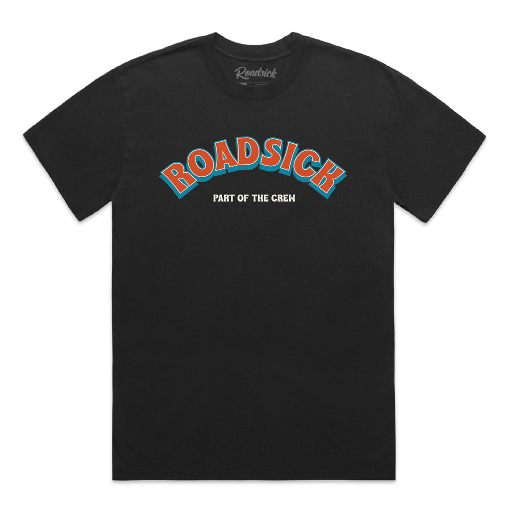 Squirrel Heavy Faded Black Tee